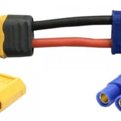 Adattatore XT60 maschio EC3 femmina per batterie XT60
