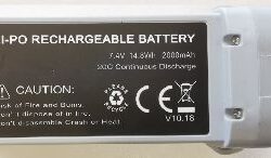 Batteria LiPo drone JJRC X20 7,4V 2000mAh 14,8Wh 20C