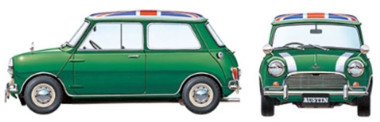 Austin Mini Cooper 1275S MK.I 1/24