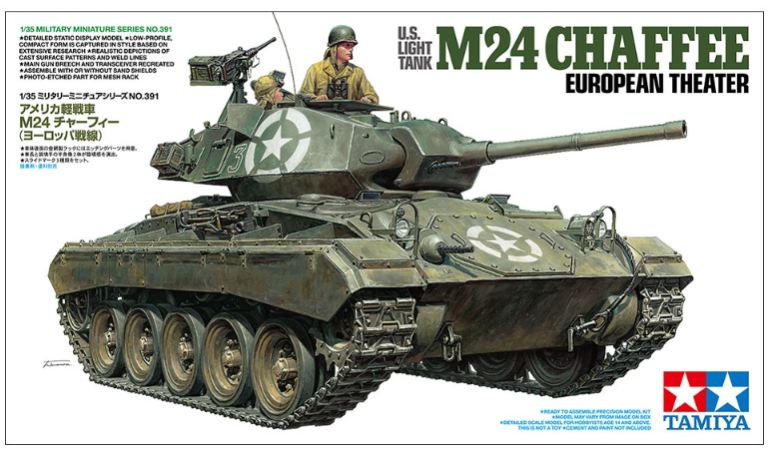 Us Carro M24 Chaffee Euro Theater 1/35