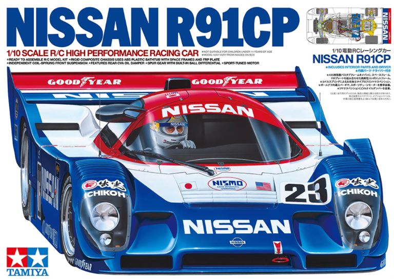 Nissan R91CP 110 1/10 senza regolatore – TAM47531