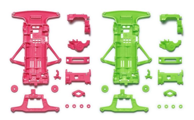 Telaio Super FM Rosa Verde Mini4wd – TAM95711