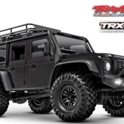 Land Rover Defender nero 1/18 TRX4M Traxxas