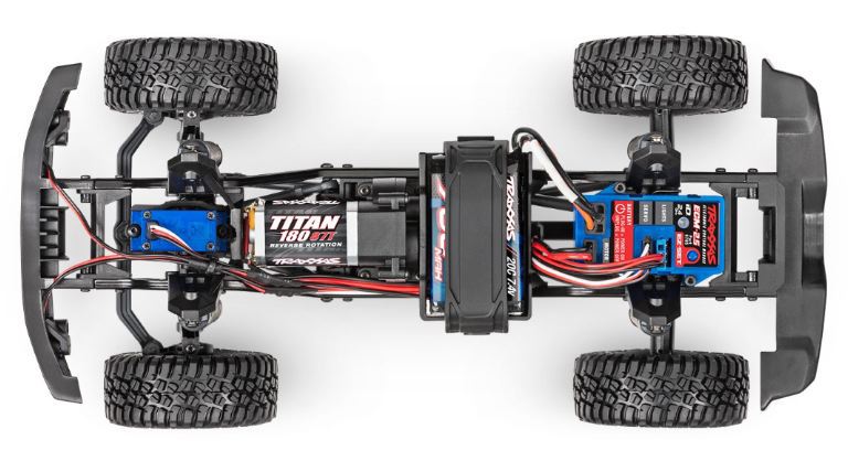 Land Rover Defender nero 1/18 TRX4M Traxxas