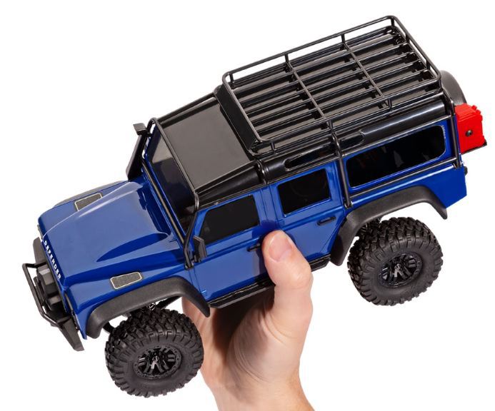 Land Rover Defender nero 1/18 TRX4M Traxxas