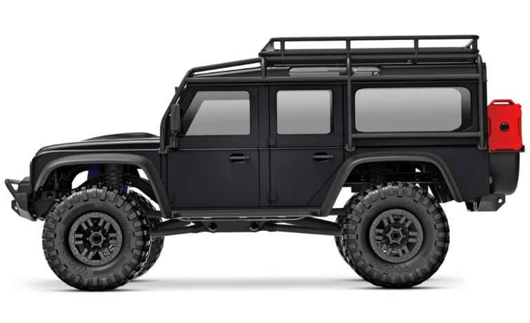 Land Rover Defender nero 1/18 TRX4M Traxxas