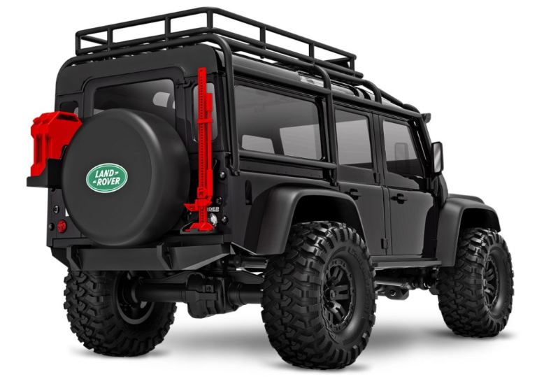 Land Rover Defender nero 1/18 TRX4M Traxxas