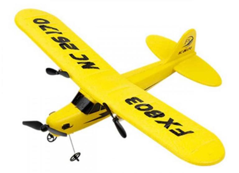 Piper J3 Cub giallo 350mm completo di tutto – PCH18708