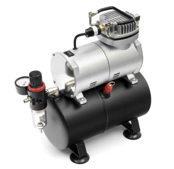 Compressore per aerografo AS-186 con serbatoio – PELHS-AS186