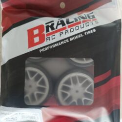 Gomme slick Cerchio GT Grigio shore36 4pz 1/10 ideali su asfalto bracing