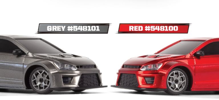 Myte D Drift 1/43 rossa micro auto con radio completa Blackzon