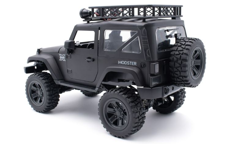 Jeep Wrangler scaler Modster XCross 4WD 1/14 con LED